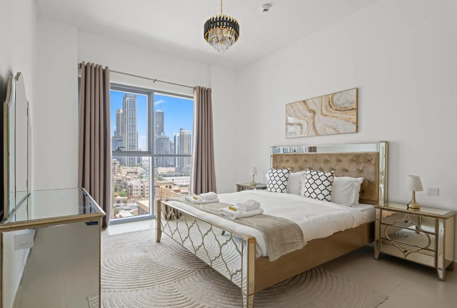 Skyline Luxury 2Br Plus 1 Gr With Burj Khalifa & Fountain Views In Bellevue Towers Dubai